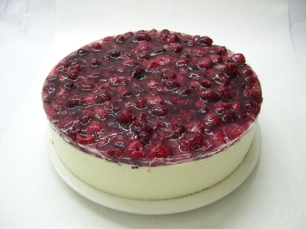 Käse-Himbeer-Torte